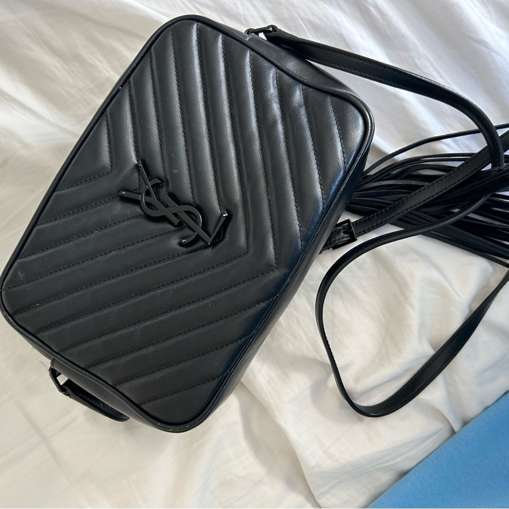 Ysl Lou medium crossbody quilted leather bag